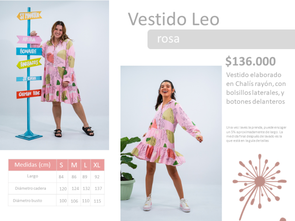 Vestido Leo rosa - Imagen 7