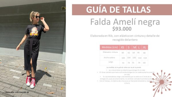 Falda Amelí negra - Imagen 8