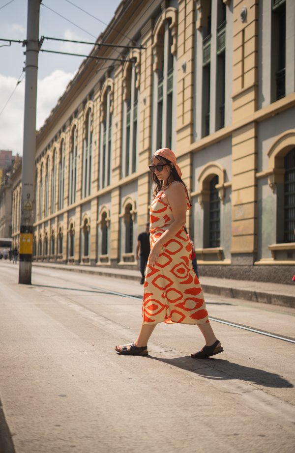 Vestido Maleja naranja - Imagen 6