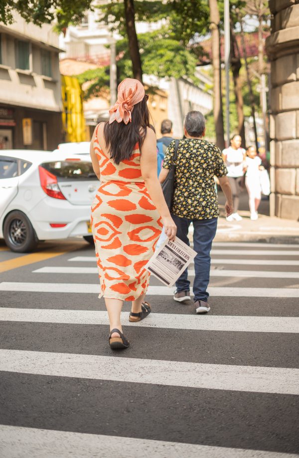 Vestido Maleja naranja - Imagen 2