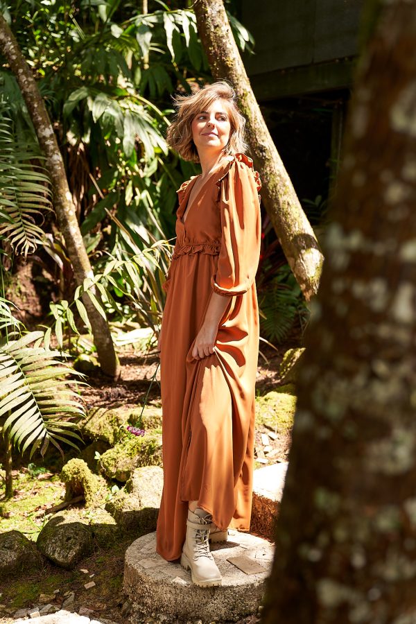 Vestido Atenea Camel - Imagen 2