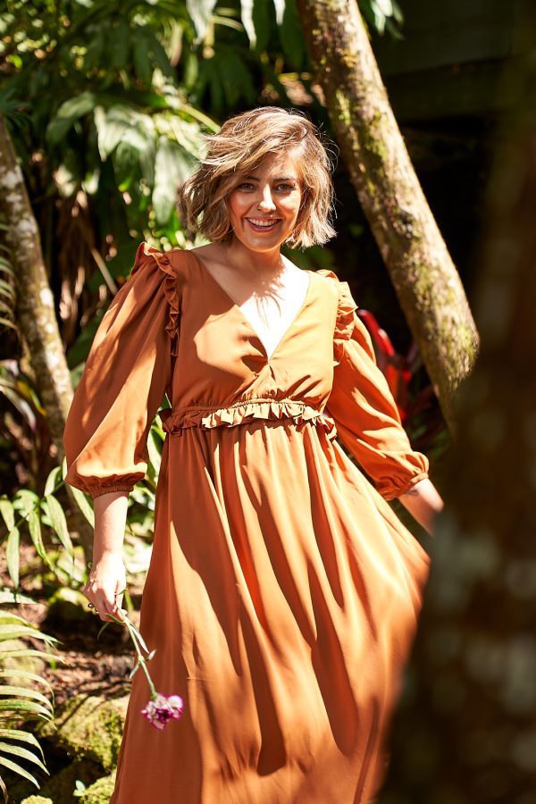 Vestido Atenea Camel - Imagen 8