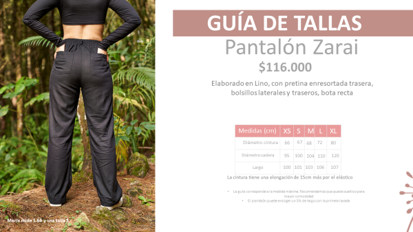 Pantalón Zarai Negro - Imagen 8